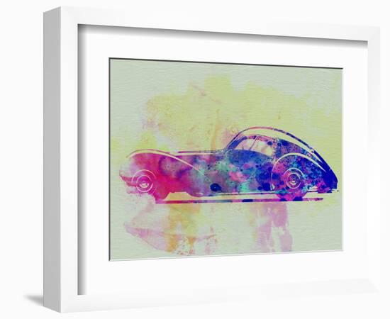 Bugatti Atlantic Watercolor 3-NaxArt-Framed Art Print