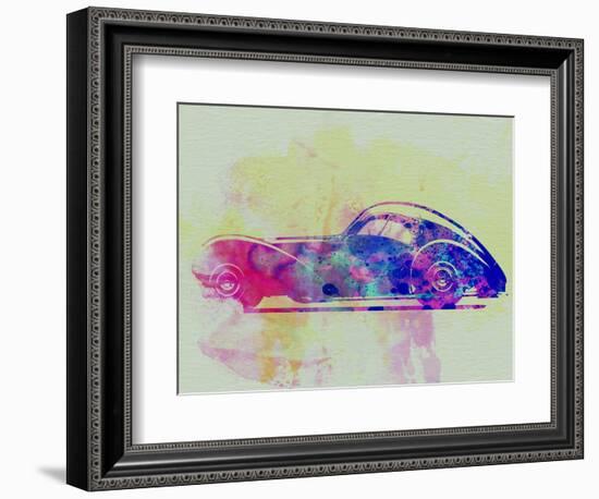 Bugatti Atlantic Watercolor 3-NaxArt-Framed Art Print