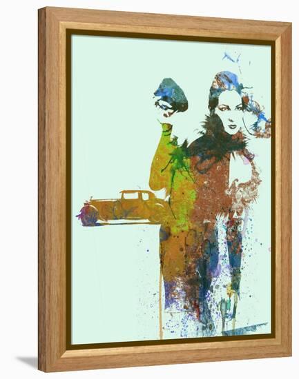 Bugatti Girl-NaxArt-Framed Stretched Canvas