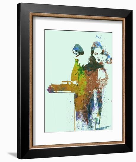 Bugatti Girl-NaxArt-Framed Art Print