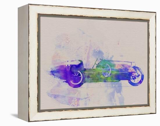 Bugatti Type 35 R Watercolor 2-NaxArt-Framed Stretched Canvas