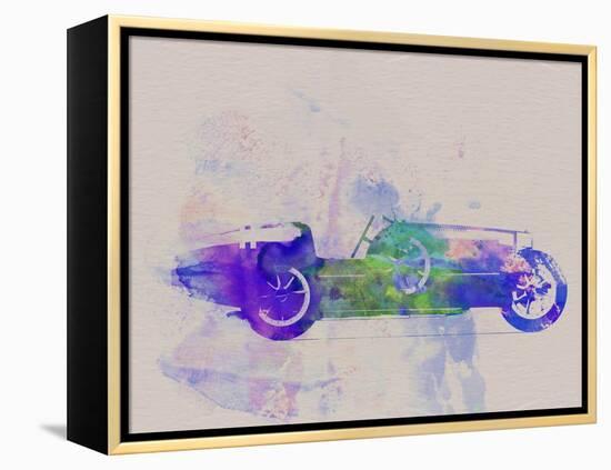 Bugatti Type 35 R Watercolor 2-NaxArt-Framed Stretched Canvas