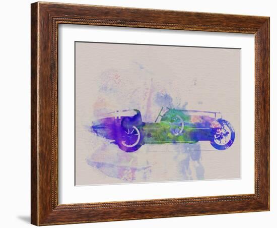 Bugatti Type 35 R Watercolor 2-NaxArt-Framed Art Print