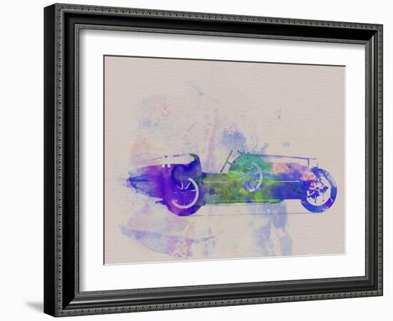 Bugatti Type 35 R Watercolor 2-NaxArt-Framed Art Print