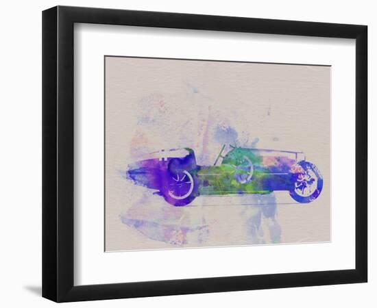 Bugatti Type 35 R Watercolor 2-NaxArt-Framed Art Print