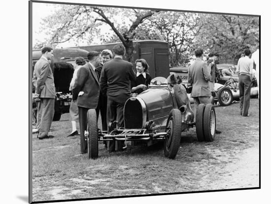 Bugatti Type 35B at Prescott, Gloucestershire, 1954-null-Mounted Photographic Print