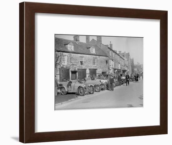 Bugattis at a Bugatti Owners Club meeting, Broadway, Worcestershire, 1937-Bill Brunell-Framed Photographic Print