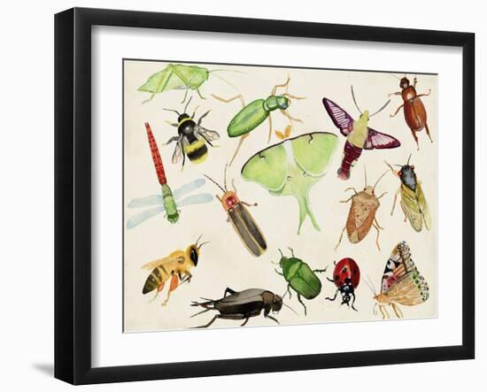 Bugdom II-Alicia Ludwig-Framed Art Print