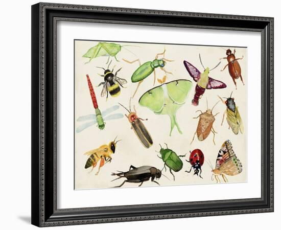 Bugdom II-Alicia Ludwig-Framed Art Print