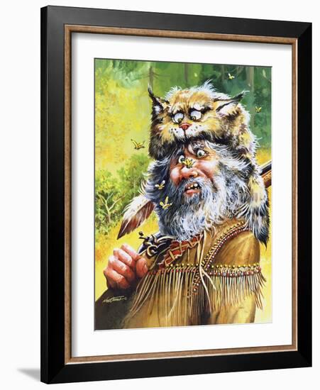 Bugged Mountain Man-Nate Owens-Framed Giclee Print