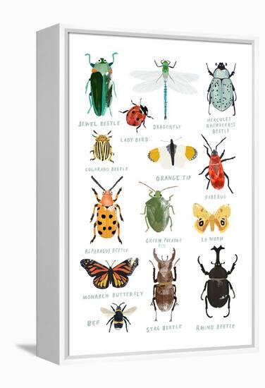 Bugs-Hanna Melin-Framed Stretched Canvas