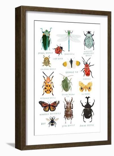 Bugs-Hanna Melin-Framed Art Print