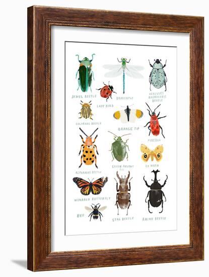 Bugs-Hanna Melin-Framed Art Print