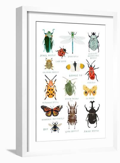 Bugs-Hanna Melin-Framed Art Print