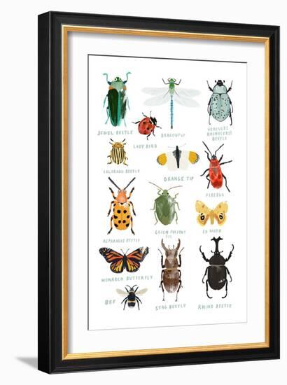 Bugs-Hanna Melin-Framed Art Print