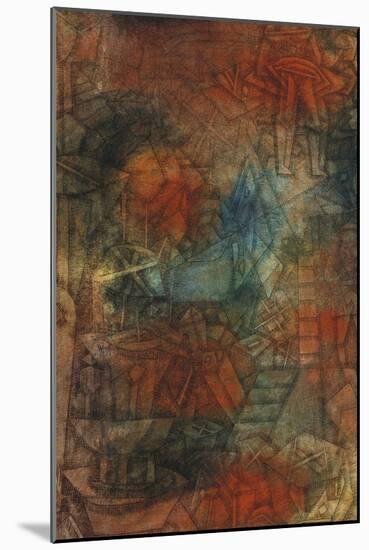 Buhnenprobe-Paul Klee-Mounted Giclee Print