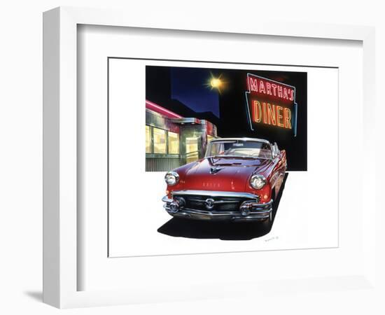 Buick '56 at Martha's Diner-Graham Reynold-Framed Premium Giclee Print