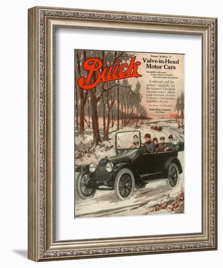 Buick Division of General Motors, Magazine Advertisement, USA, 1910-null-Framed Giclee Print