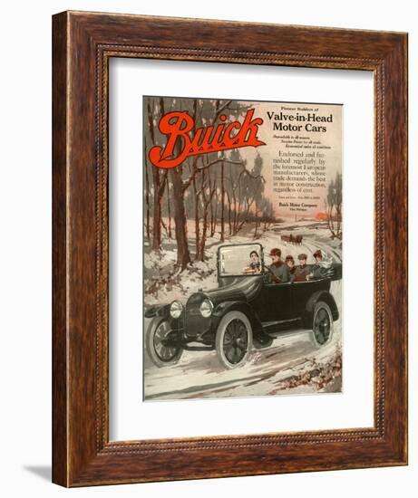 Buick Division of General Motors, Magazine Advertisement, USA, 1910-null-Framed Giclee Print