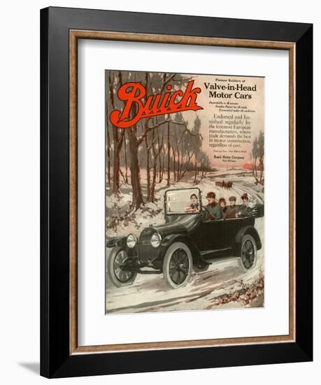 Buick Division of General Motors, Magazine Advertisement, USA, 1910-null-Framed Giclee Print