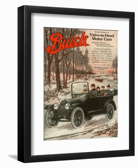 Buick Division of General Motors, Magazine Advertisement, USA, 1910--Framed Giclee Print