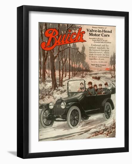 Buick Division of General Motors, Magazine Advertisement, USA, 1910-null-Framed Giclee Print