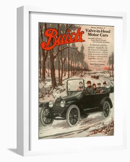 Buick Division of General Motors, Magazine Advertisement, USA, 1910--Framed Giclee Print