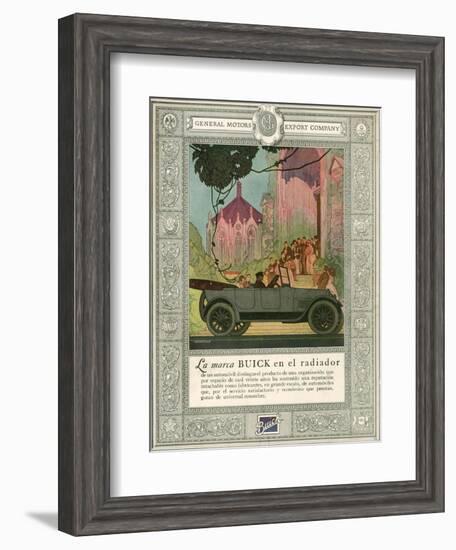 Buick, Magazine Advertisement, USA, 1920-null-Framed Giclee Print