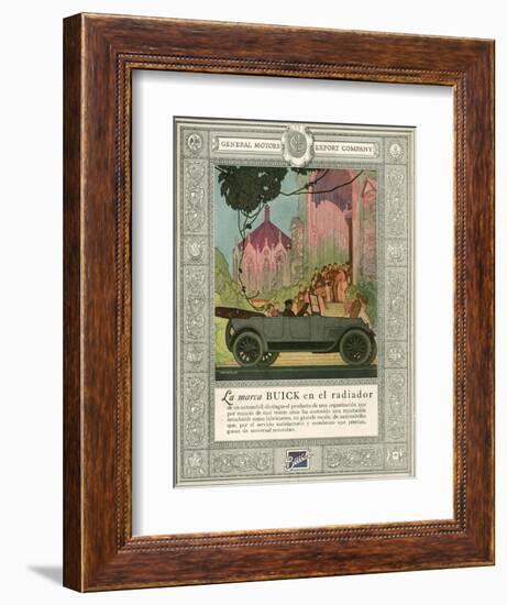 Buick, Magazine Advertisement, USA, 1920-null-Framed Giclee Print