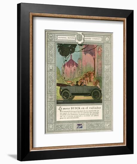 Buick, Magazine Advertisement, USA, 1920-null-Framed Giclee Print