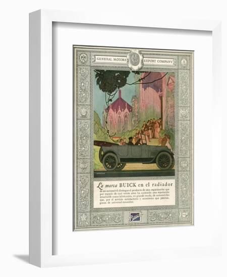 Buick, Magazine Advertisement, USA, 1920-null-Framed Giclee Print