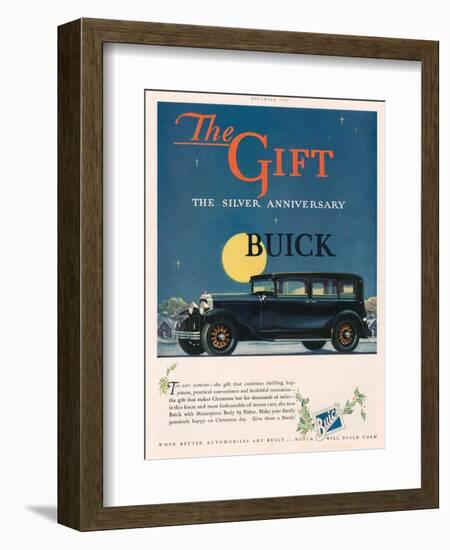 Buick, Magazine Advertisement, USA, 1928-null-Framed Giclee Print