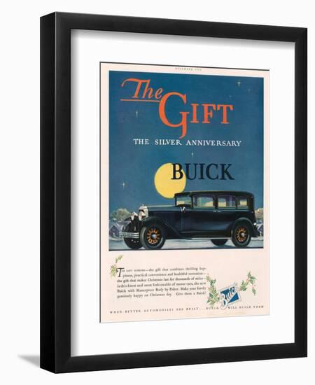 Buick, Magazine Advertisement, USA, 1928-null-Framed Giclee Print