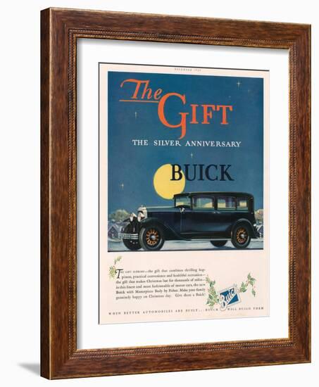 Buick, Magazine Advertisement, USA, 1928-null-Framed Giclee Print