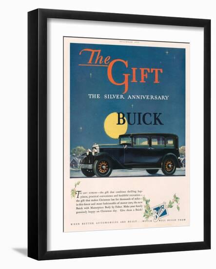 Buick, Magazine Advertisement, USA, 1928-null-Framed Giclee Print