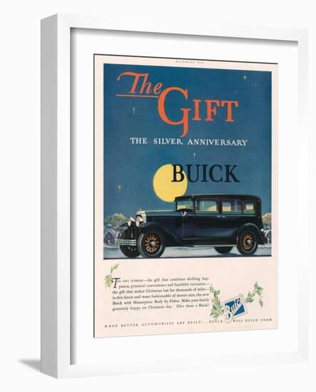 Buick, Magazine Advertisement, USA, 1928-null-Framed Giclee Print