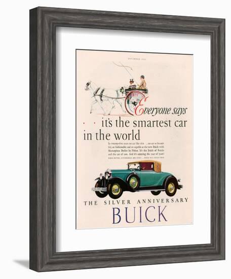 Buick, Magazine Advertisement, USA, 1928-null-Framed Giclee Print