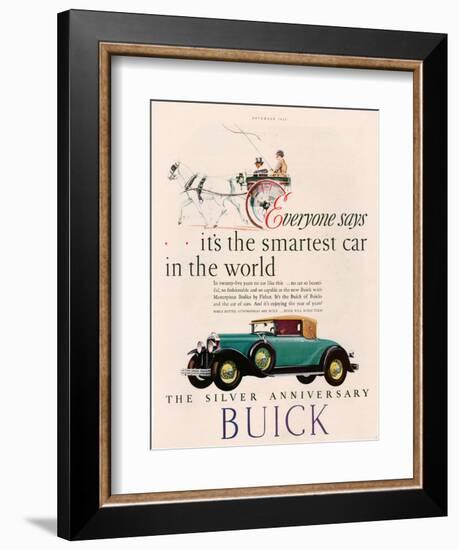 Buick, Magazine Advertisement, USA, 1928-null-Framed Giclee Print