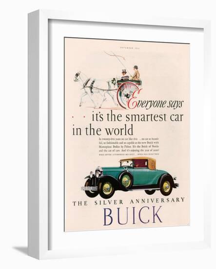 Buick, Magazine Advertisement, USA, 1928-null-Framed Giclee Print