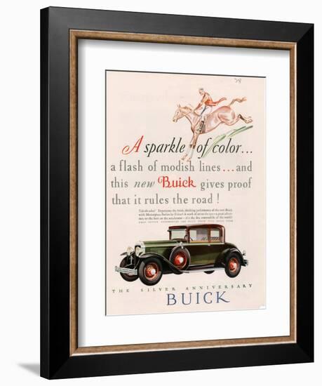 Buick, Magazine Advertisement, USA, 1928-null-Framed Giclee Print