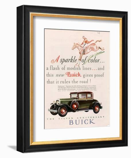 Buick, Magazine Advertisement, USA, 1928-null-Framed Giclee Print