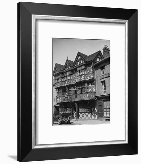 Buick outside the Feathers Hotel, Ludlow, Shropshire, c1930-Bill Brunell-Framed Photographic Print