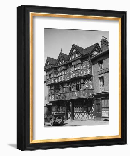 Buick outside the Feathers Hotel, Ludlow, Shropshire, c1930-Bill Brunell-Framed Photographic Print