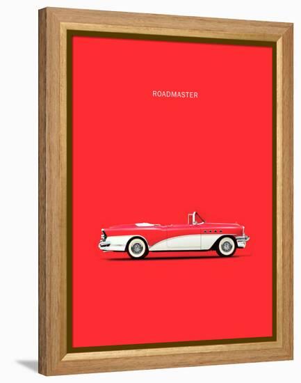 Buick Roadmaster 55 Red-Mark Rogan-Framed Stretched Canvas