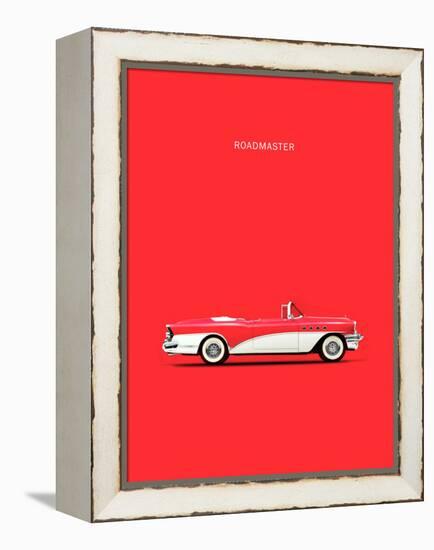 Buick Roadmaster 55 Red-Mark Rogan-Framed Stretched Canvas