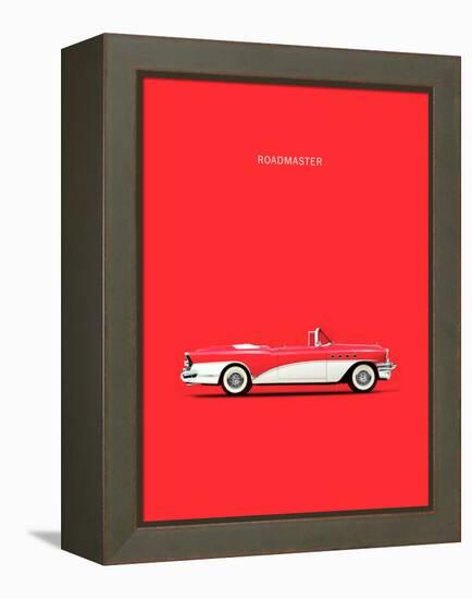 Buick Roadmaster 55 Red-Mark Rogan-Framed Stretched Canvas