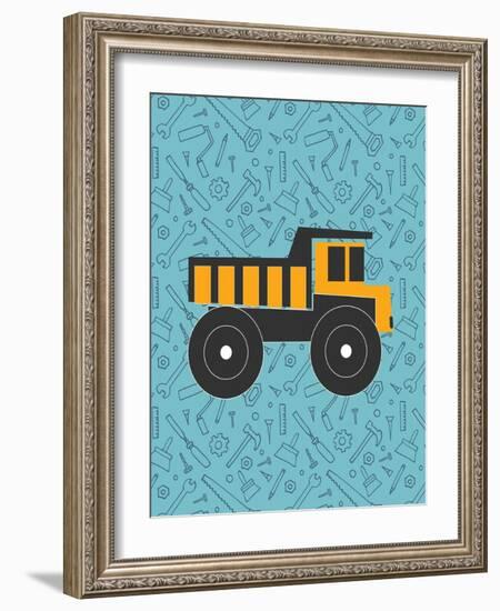 Build 1-Kimberly Allen-Framed Art Print