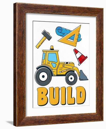 Build 1-Kimberly Allen-Framed Art Print