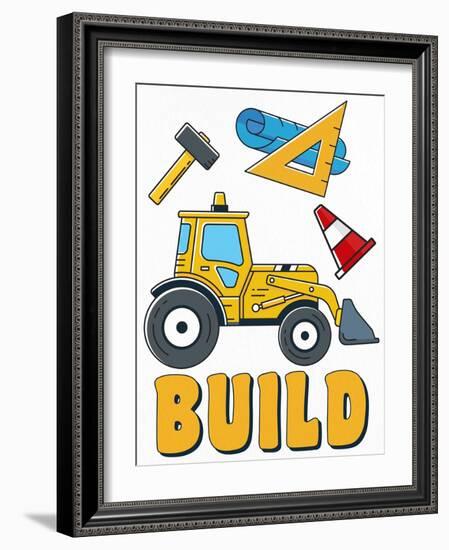 Build 1-Kimberly Allen-Framed Art Print