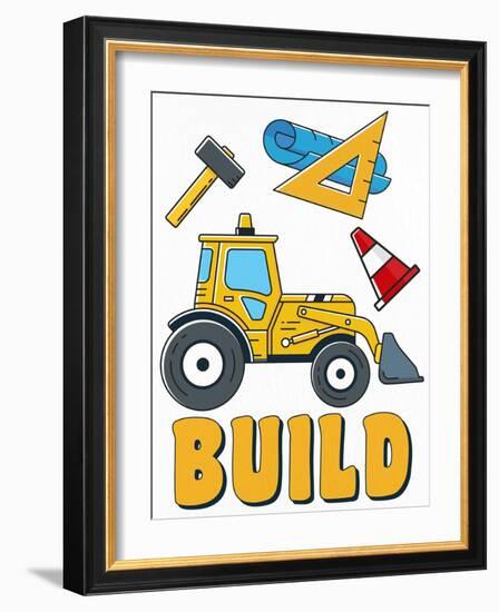 Build 1-Kimberly Allen-Framed Art Print